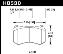 Load image into Gallery viewer, Hawk 04-08 Acura TL HPS 5.0 Front Brake Pads