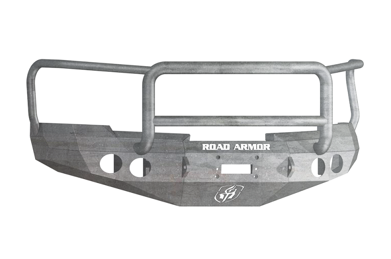 Road Armor 08-13 Chevy 1500 Stealth Front Winch Bumper w/Lonestar Guard - Raw