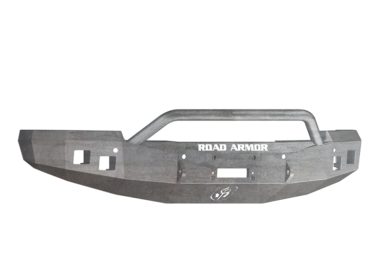 Road Armor 14-15 Chevy 1500 Stealth Front Winch Bumper w/Pre-Runner Guard - Raw