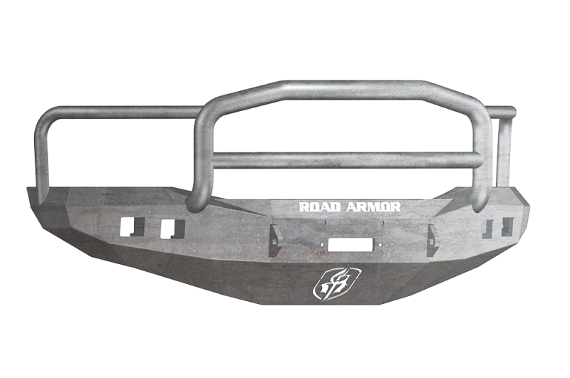 Road Armor 06-08 Dodge 1500 Stealth Front Winch Bumper w/Lonestar Guard - Raw