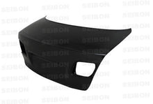 Load image into Gallery viewer, Seibon 03-06 MazdaSpeed 6 4 Door OEM Style Carbon Fiber Trunk Lid Gloss Finish
