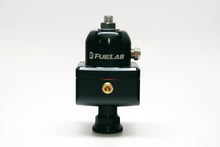 Load image into Gallery viewer, Fuelab 555 Carb Adjustable FPR Blocking 10-25 PSI (1) -8AN In (2) -8AN Out - Black