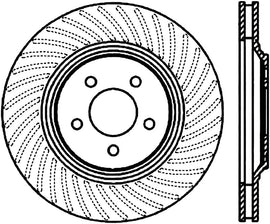 Stoptech 94-04 Ford Mustang Cobra Front CRYO-STOP Rotor