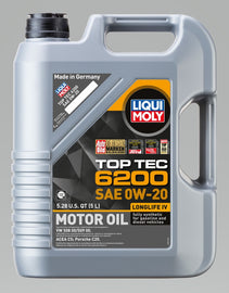 LIQUI MOLY 5L Top Tec 6200 Motor Oil 0W-20