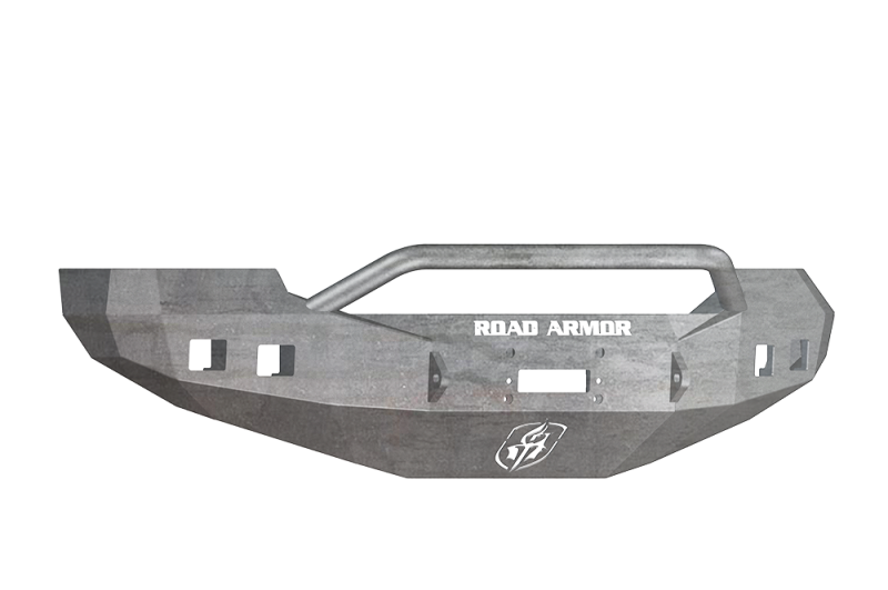 Road Armor 05-07 Ford F-250 Stealth Front Winch Bumper w/Pre-Runner Guard - Raw