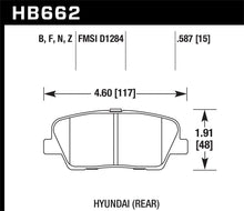 Load image into Gallery viewer, Hawk 10-16 Hyundai Genesis Coupe HPS 5.0 Rear Brake Pads