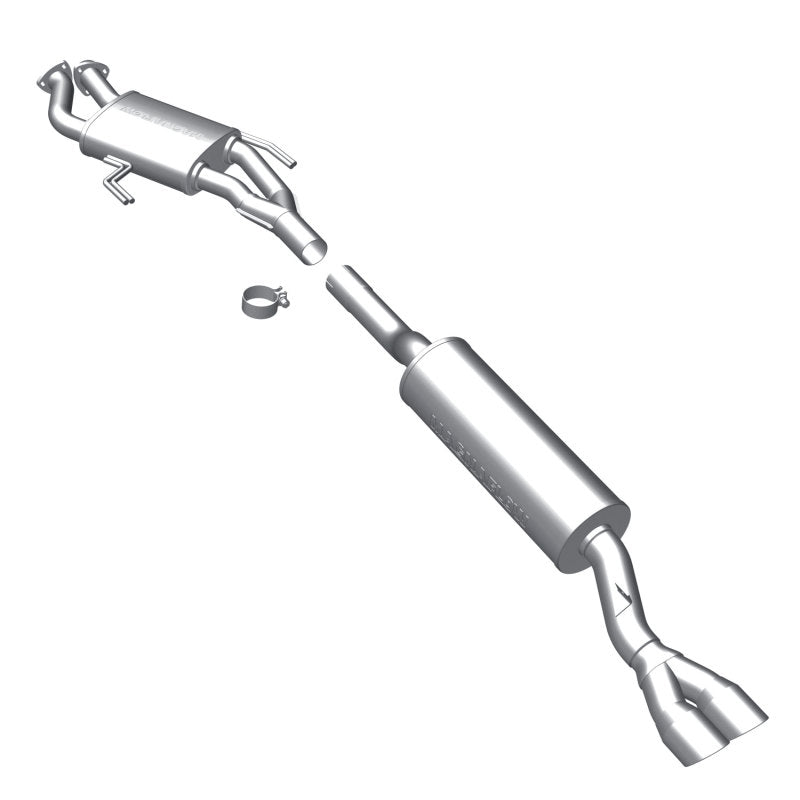 MagnaFlow 85-88 BMW 535I 3.5L/88 535IS 3.5L Dual Rear Exit Stainless Cat-Back Perf Exhaust