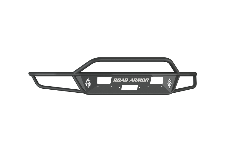 Road Armor 10-14 Ford Raptor Sahara Front Winch Bumper w/Pre-Runner Guard - Tex Blk