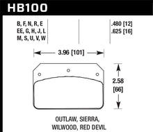 Load image into Gallery viewer, Hawk Performance Alcon Mono 6, Model 4497 Performance Ceramic Street Brake Pads