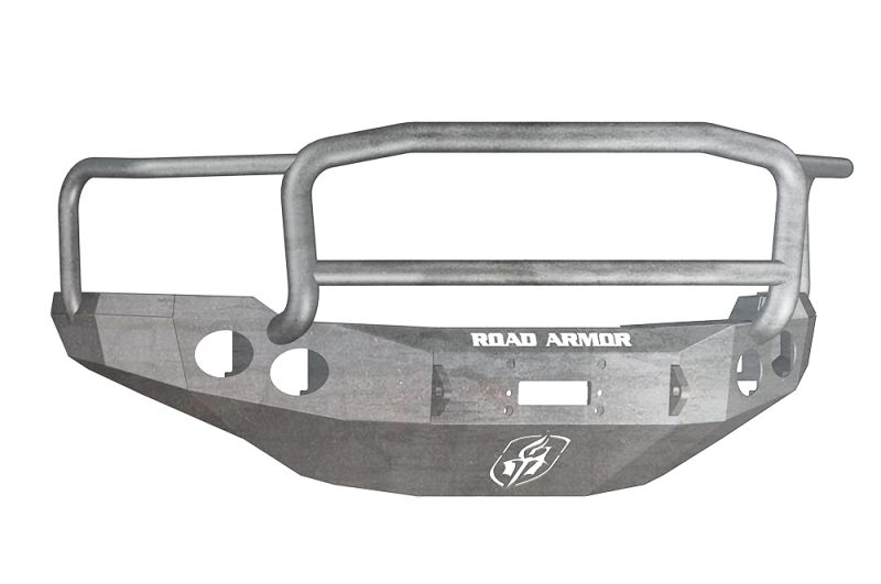 Road Armor 11-14 Chevy 2500 Stealth Front Winch Bumper w/Lonestar Guard - Raw