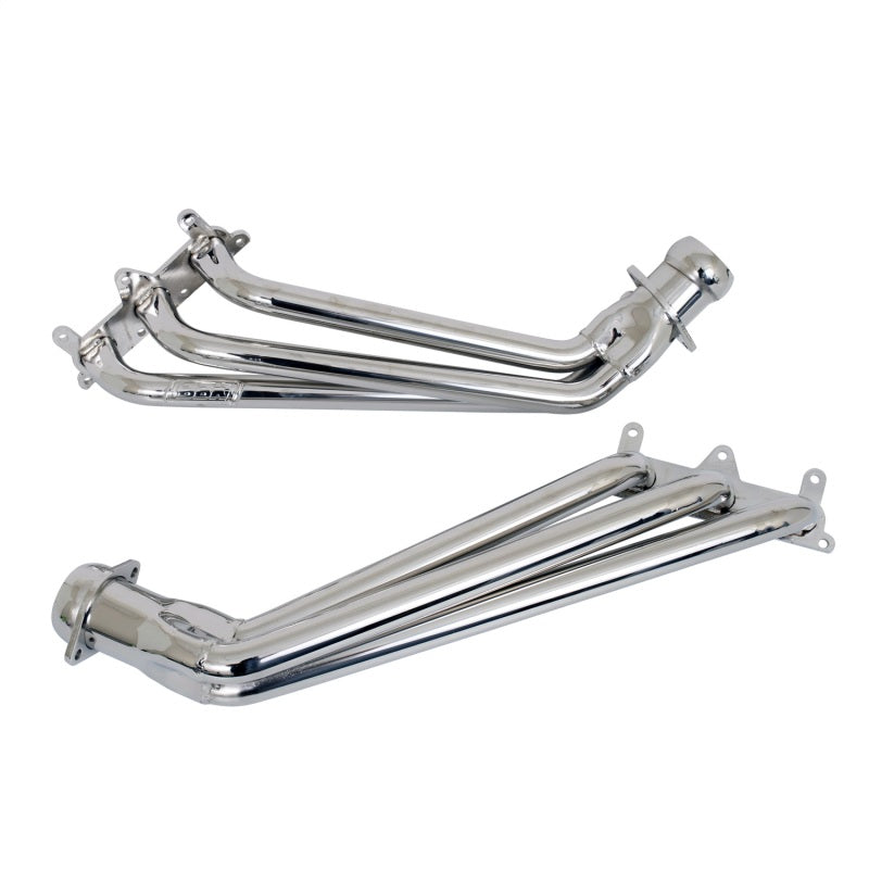 BBK 10-11 Camaro V6 Long Tube Exhaust Headers With Converters - 1-5/8 Chrome