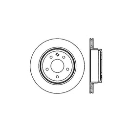 Stoptech 98-03 Jaguar XJ8 Rear Premium High Carbon CRYO-STOP Rotor