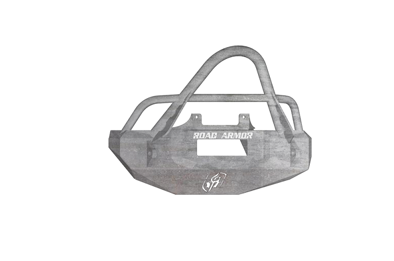 Road Armor 07-18 Jeep Wrangler JK Stealth Stubby Front Winch Bumper w/Stinger Guard - Raw