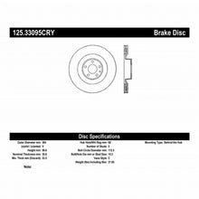 Load image into Gallery viewer, Stoptech 05-10 Audi A8 Quattro Premium High-Carbon Cryo Front Brake Rotor