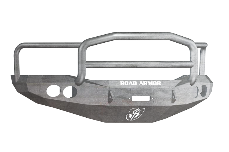 Road Armor 06-08 Dodge 1500 Stealth Front Winch Bumper w/Lonestar Guard - Raw