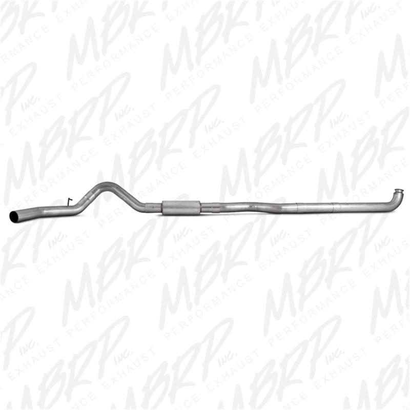 MBRP 01-07 Chev/GMC 2500/3500 Duramax EC/CC Downpipe Back P Series Exhaust 4in. Single Side AL