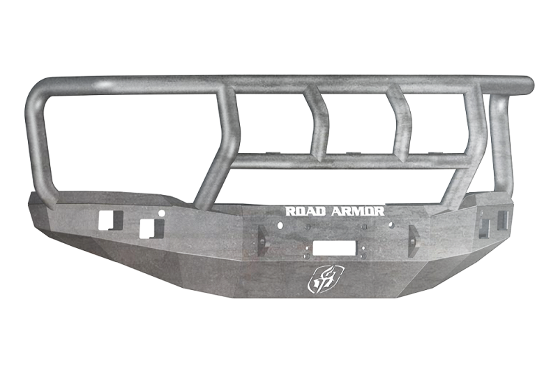 Road Armor 14-15 GMC 1500 Stealth Front Winch Bumper w/Titan II Guard - Raw