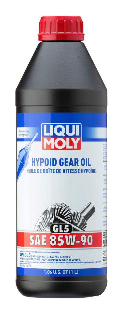 LIQUI MOLY 1L Hypoid Gear Oil (GL5) SAE 85W-90