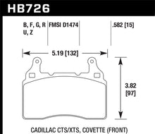 Load image into Gallery viewer, Hawk DTC-80 13-16 Chevy Camaro SS Race Front Brake Pads