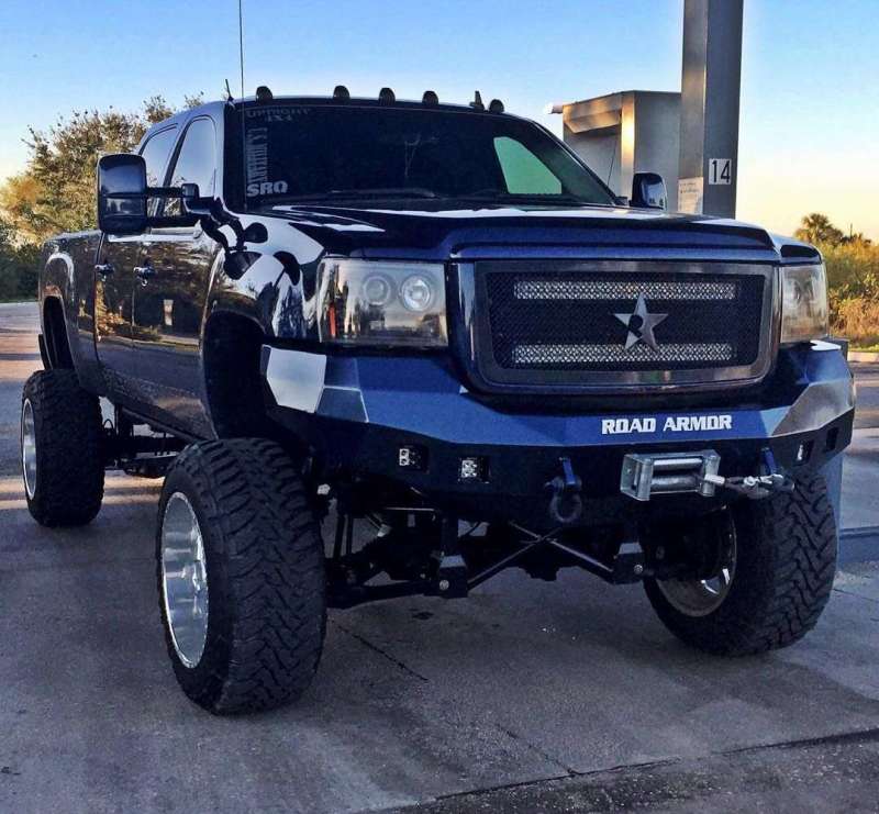 Road Armor 11-14 Chevy 2500 Stealth Front Winch Bumper - Raw