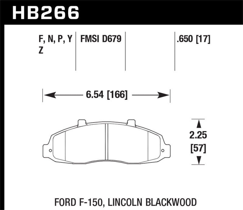 Hawk LTS Street Brake Pads