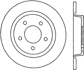 Stoptech 04-13 Mazda 3 Rear Premium Cryostop Brake Rotor