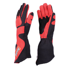 Load image into Gallery viewer, RaceQuip SFI-5 Red/Black Medium Long Angle Cut Glove