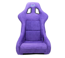 Load image into Gallery viewer, NRG FRP Bucket Seat PRISMA Edition W/ pearlized Back Purple Alcantara - Large