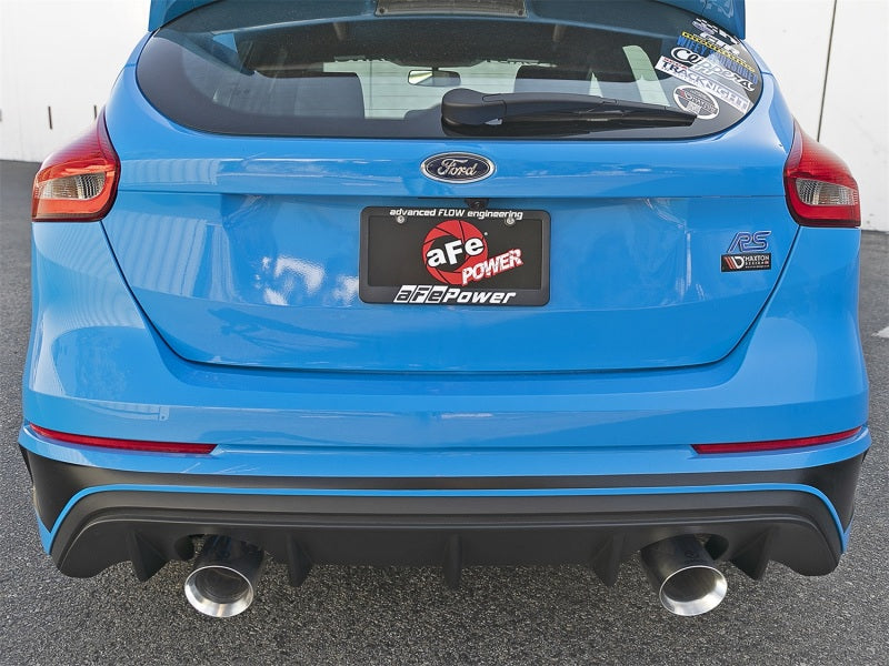 aFe Takeda 3in 304 SS Cat-Back Exhaust w/ Polished Tip 16-18 Ford Focus RS 2.3L (t)