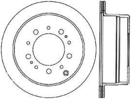 Centric 98-07 Toyota Land Cruiser Cryo Performance Brake Rotor