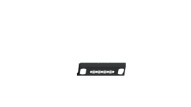 Road Armor 18-20 Ford F-150 Vaquero Front Non-Winch Plate - Tex Blk