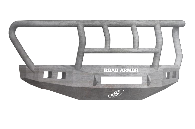 Road Armor 17-20 Ford F-250 Stealth Front Bumper w/Titan II Guard Standard Flare - Raw