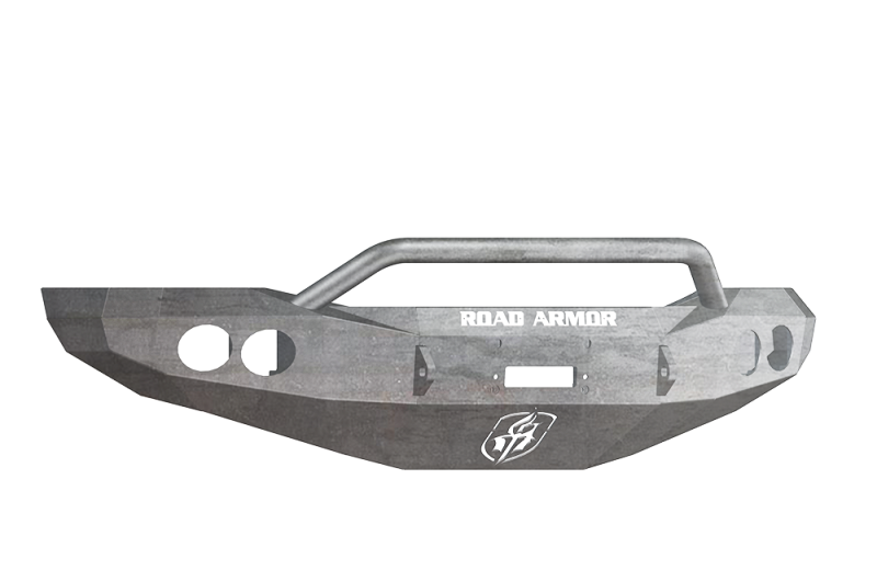 Road Armor 06-09 Dodge 2500 Stealth Front Winch Bumper w/Pre-Runner Guard - Raw