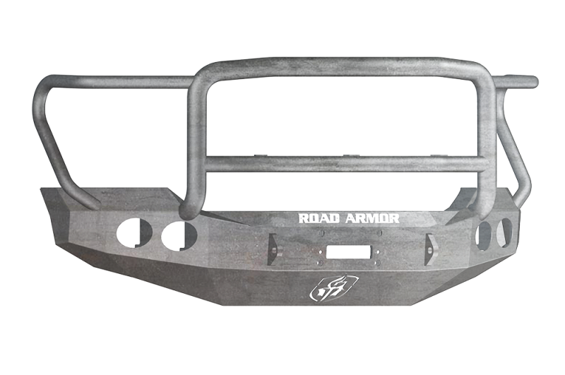Road Armor 11-16 Ford F-250 Stealth Front Winch Bumper w/Lonestar Guard - Raw